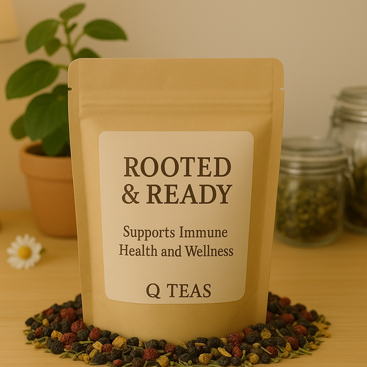 Rooted & Ready - Daily Immune Support ( 5 Tea Bags) | Free Shipping