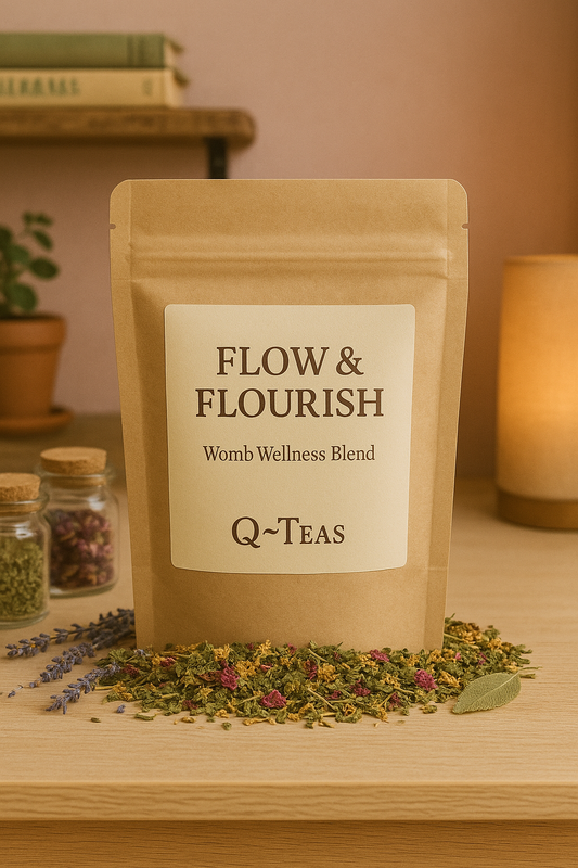 Flow & Flourish – Womb Support Tea (5 Tea Bags) | Free Shipping