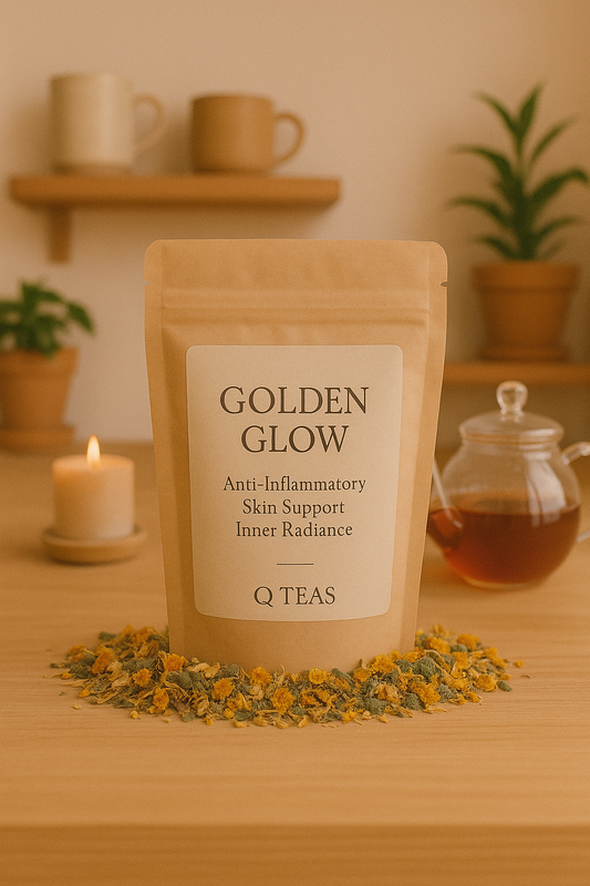 Golden Glow – Skin & Gut Support Tea (5 Tea Bags) | Free Shipping
